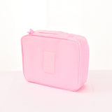 Pink Color Portable Makeup Cosmetic Bag