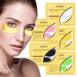 24 k ouro cristal colágeno máscara de olho remendos para o cuidado dos olhos remover olheiras círculos anti-envelhecimento rugas gel máscaras de olho folha
