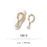 Metal Manicure Nails Nail Decoration 3D