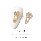 Metal Manicure Nails Nail Decoration 3D