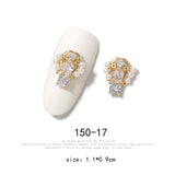 Metal Manicure Nails Nail Decoration 3D