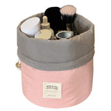 Lovely Round Makeup Supply Box With Drawstring