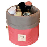 Lovely Round Makeup Supply Box With Drawstring